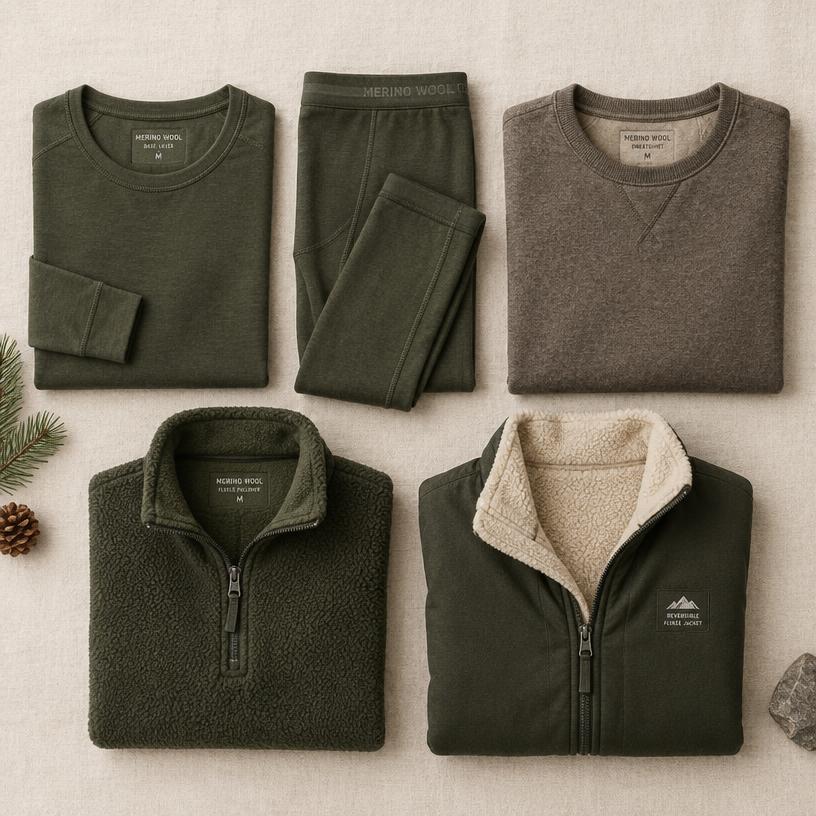 Illustrative base layers, shirts & fleece